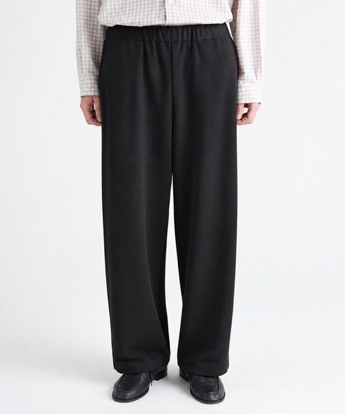 KANEMASA PHIL.(カネマサフィル)の「【KANEMASA PHIL.】28G Cupro Pants(スラックス・メンズ・チャコールグレー/ブラック/ベージュ・M/L)」の2枚目の写真