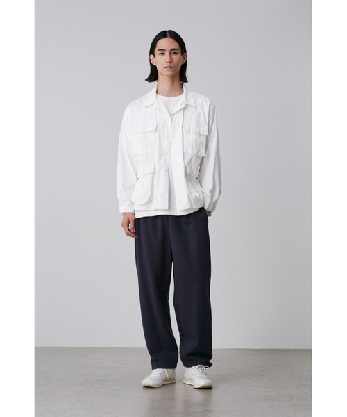Y（ワイ）の「Ｙ / ORGANIC COTTON BLEND HEAVY WEIGHT FLEECE TR（その他パンツ・メンズ・ホワイト/ネイビー・SMALL/MEDIUM）」の9枚目の写真