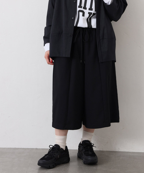JOURNAL STANDARD LUXE(ジャーナルスタンダード ラックス)の「クリアTR ハーフパンツ(その他パンツ・レディース・チャコールグレー/ブラック・FREE)」の3枚目の写真