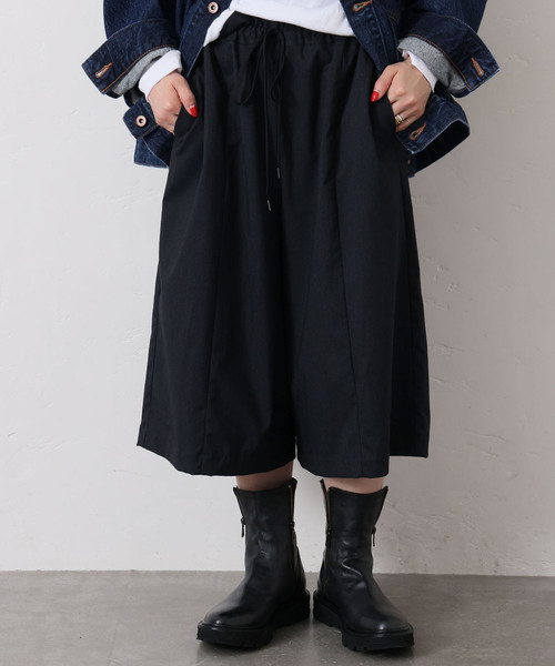 JOURNAL STANDARD LUXE(ジャーナルスタンダード ラックス)の「クリアTR ハーフパンツ(その他パンツ・レディース・チャコールグレー/ブラック・FREE)」の6枚目の写真