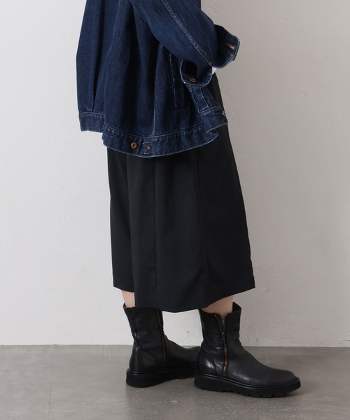 JOURNAL STANDARD LUXE(ジャーナルスタンダード ラックス)の「クリアTR ハーフパンツ(その他パンツ・レディース・チャコールグレー/ブラック・FREE)」の7枚目の写真