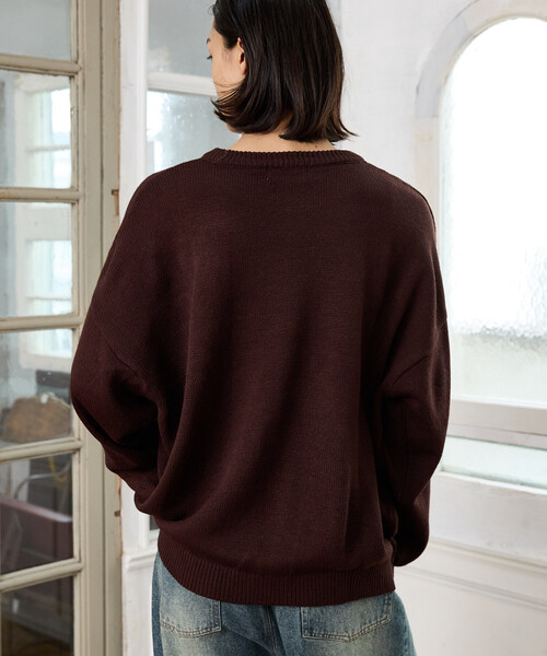 PUBLUX(パブリュクス)の「PUBLUX/パブリュクス Mickey Mouse/ミッキーマウス/フェイス ニット 限定展開(ニット/セーター・メンズ・イエロー/グレー/ブラウン/サックスブルー・LARGE/MEDIUM/SMALL)」の6枚目の写真