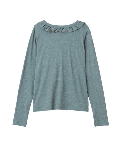 Green Parks(グリーンパークス)の「チビフリルカットソープルオーバー(Tシャツ/カットソー・レディース・レッド/グレー/グリーン系その他2・FREE)」の20枚目の写真