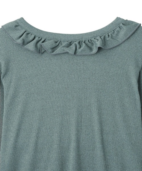 Green Parks(グリーンパークス)の「チビフリルカットソープルオーバー(Tシャツ/カットソー・レディース・レッド/グレー/グリーン系その他2・FREE)」の22枚目の写真