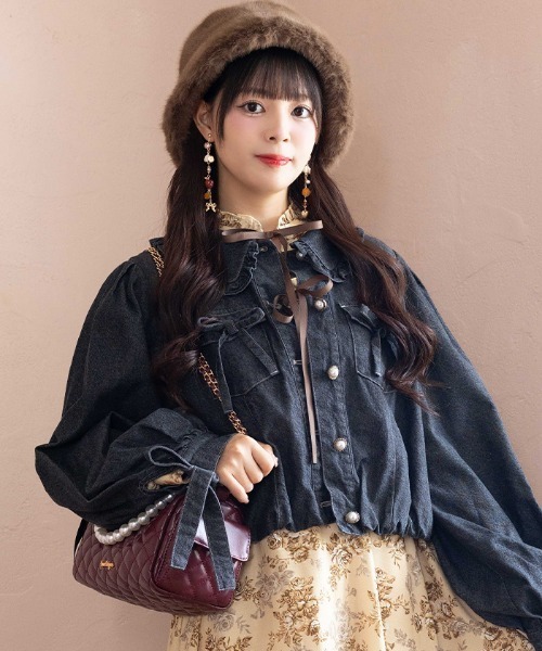 axes femme POETIQUE(アクシーズファムポエティック)の「キルティングチェーンバッグ(ボストンバッグ・レディース・ブラウン/ワイン・FREE)」の11枚目の写真