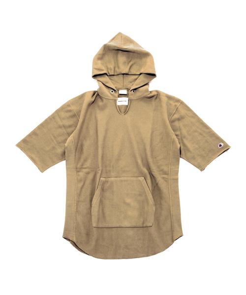 Champion（チャンピオン）の「＜Champion×monkey time＞∴ R/W HOOD 6SL/パーカー（パーカー・メンズ・ダークグレー/ベージュ・X-LARGE/MEDIUM/SMALL/LARGE）」の6枚目の写真
