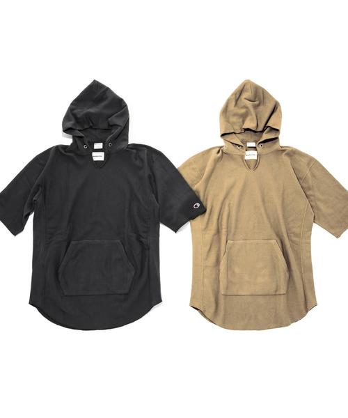 Champion（チャンピオン）の「＜Champion×monkey time＞∴ R/W HOOD 6SL/パーカー（パーカー・メンズ・ダークグレー/ベージュ・X-LARGE/MEDIUM/SMALL/LARGE）」の7枚目の写真