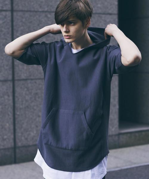 Champion（チャンピオン）の「＜Champion×monkey time＞∴ R/W HOOD 6SL/パーカー（パーカー・メンズ・ダークグレー/ベージュ・X-LARGE/MEDIUM/SMALL/LARGE）」の9枚目の写真