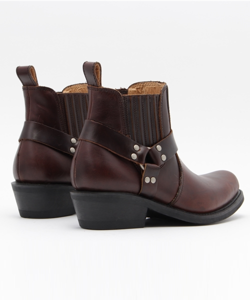 DIAMOND STREET(ダイヤモンドストリート)の「DIAMOND STREET (ダイヤモンドストリート) / リングサイドゴアブーツ DS307 グッドイヤーウェルト製法 本革(ブーツ・メンズ・ダークブラウン/ブラック・25.5/26/27/25/26.5)」の6枚目の写真