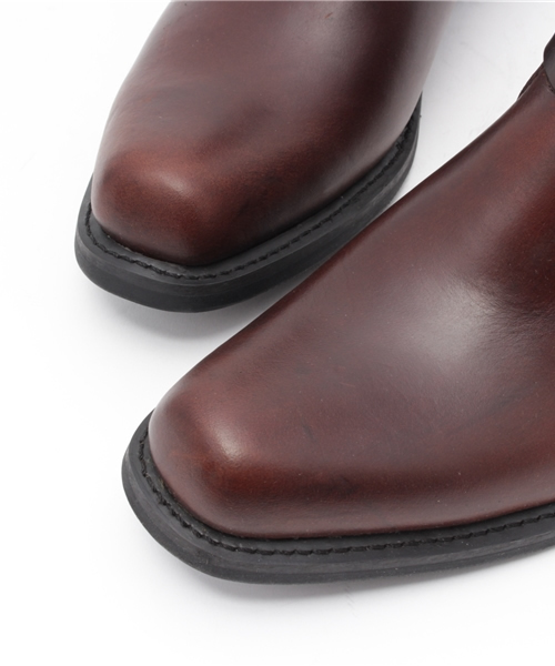 DIAMOND STREET(ダイヤモンドストリート)の「DIAMOND STREET (ダイヤモンドストリート) / リングサイドゴアブーツ DS307 グッドイヤーウェルト製法 本革(ブーツ・メンズ・ダークブラウン/ブラック・25.5/26/27/25/26.5)」の4枚目の写真