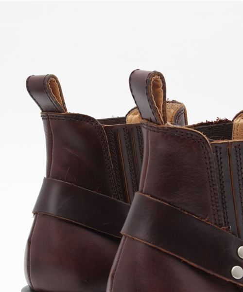 DIAMOND STREET(ダイヤモンドストリート)の「DIAMOND STREET (ダイヤモンドストリート) / リングサイドゴアブーツ DS307 グッドイヤーウェルト製法 本革(ブーツ・メンズ・ダークブラウン/ブラック・25.5/26/27/25/26.5)」の9枚目の写真