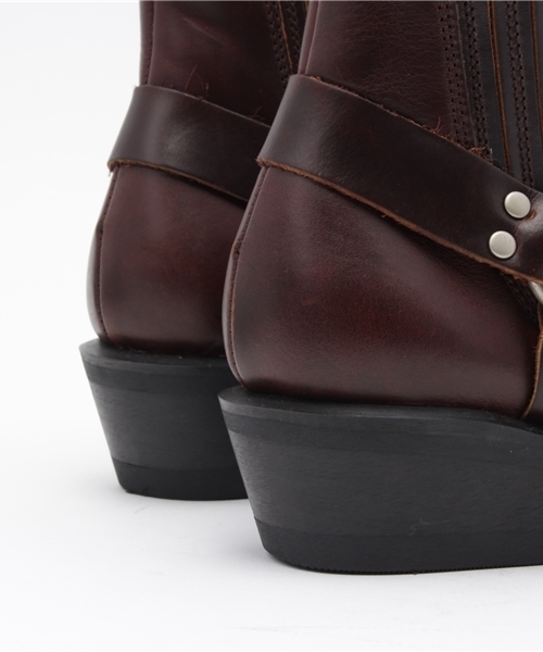 DIAMOND STREET(ダイヤモンドストリート)の「DIAMOND STREET (ダイヤモンドストリート) / リングサイドゴアブーツ DS307 グッドイヤーウェルト製法 本革(ブーツ・メンズ・ダークブラウン/ブラック・25.5/26/27/25/26.5)」の10枚目の写真