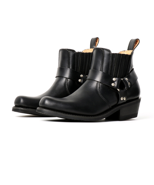 DIAMOND STREET(ダイヤモンドストリート)の「DIAMOND STREET (ダイヤモンドストリート) / リングサイドゴアブーツ DS307 グッドイヤーウェルト製法 本革(ブーツ・メンズ・ダークブラウン/ブラック・25.5/26/27/25/26.5)」の21枚目の写真