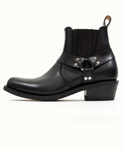 DIAMOND STREET(ダイヤモンドストリート)の「DIAMOND STREET (ダイヤモンドストリート) / リングサイドゴアブーツ DS307 グッドイヤーウェルト製法 本革(ブーツ・メンズ・ダークブラウン/ブラック・25.5/26/27/25/26.5)」の20枚目の写真