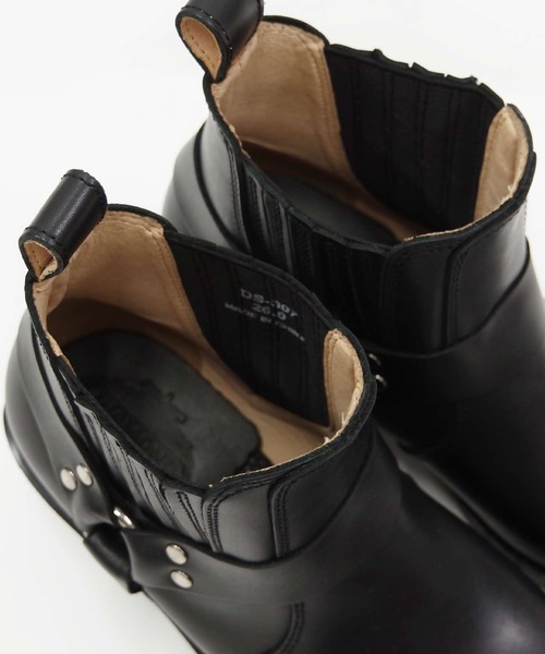 DIAMOND STREET(ダイヤモンドストリート)の「DIAMOND STREET (ダイヤモンドストリート) / リングサイドゴアブーツ DS307 グッドイヤーウェルト製法 本革(ブーツ・メンズ・ダークブラウン/ブラック・25.5/26/27/25/26.5)」の12枚目の写真