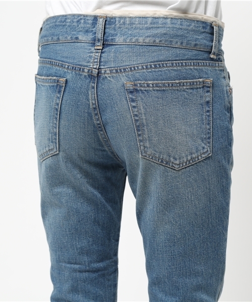 REMI RELIEF 再入荷! インディゴ切替デニムパンツ | Gramme Huit