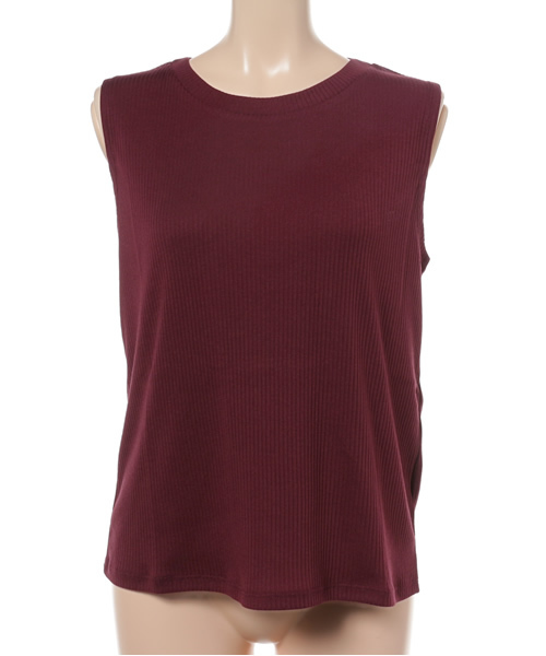 SLY(スライ)の「ハイネックノースリTOPS(タンクトップ・レディース・ワインレッド/イエロー系その他/ブラック/ホワイト・FREE)」の14枚目の写真