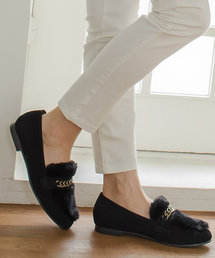 Re:EDIT | [リエディ]チェーンファーローファー[2016秋新作]シューズ/ローファー(ローファー)