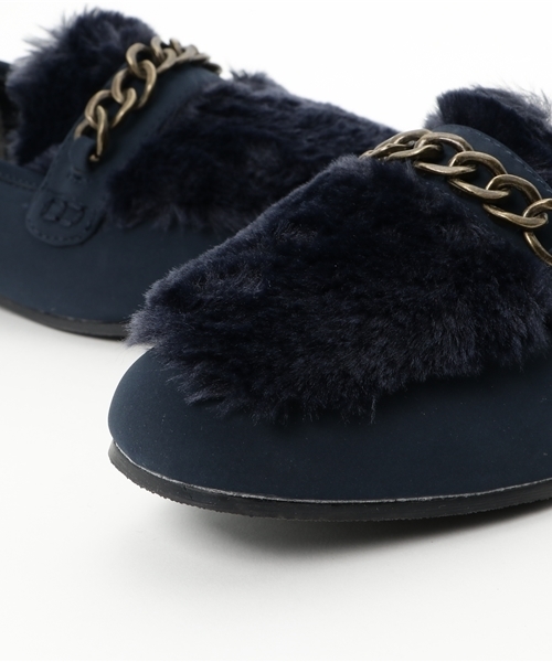 Re:EDIT（リエディ）の「[リエディ]チェーンファーローファー[2016秋新作]シューズ/ローファー（ローファー・レディース・ネイビー/ブラック/ワイン/ホワイト/グレー・LARGE/SMALL/X-LARGE/MEDIUM）」の10枚目の写真