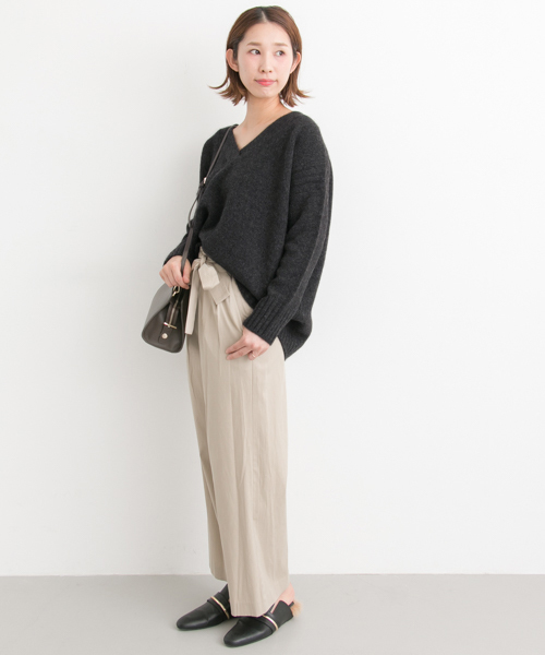 URBAN RESEARCH（アーバンリサーチ）の「UR ヤクVネックワイドニット