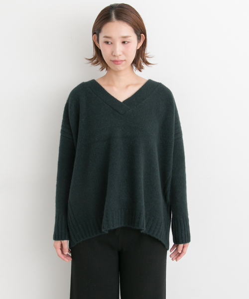 URBAN RESEARCH（アーバンリサーチ）の「UR ヤクVネックワイドニット