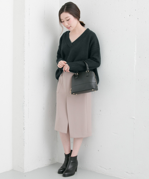 URBAN RESEARCH（アーバンリサーチ）の「UR ヤクVネックワイドニット