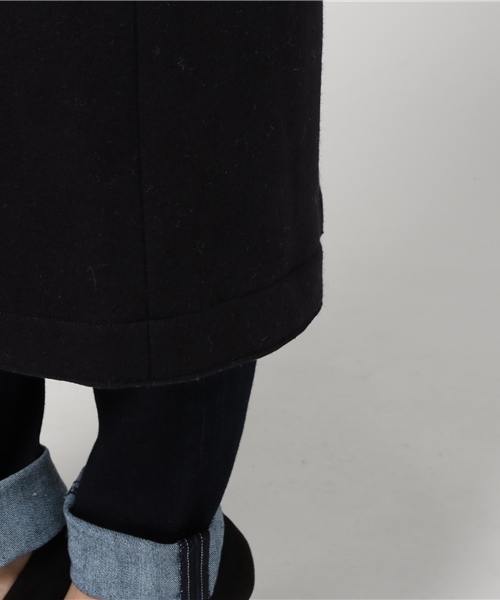 NATIC（ナティック）の「NATIC / ロングフードコート（その他アウター・レディース・ネイビー/ホワイト・MEDIUM）」の3枚目の写真