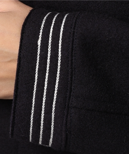 NATIC（ナティック）の「NATIC / ロングフードコート（その他アウター・レディース・ネイビー/ホワイト・MEDIUM）」の6枚目の写真