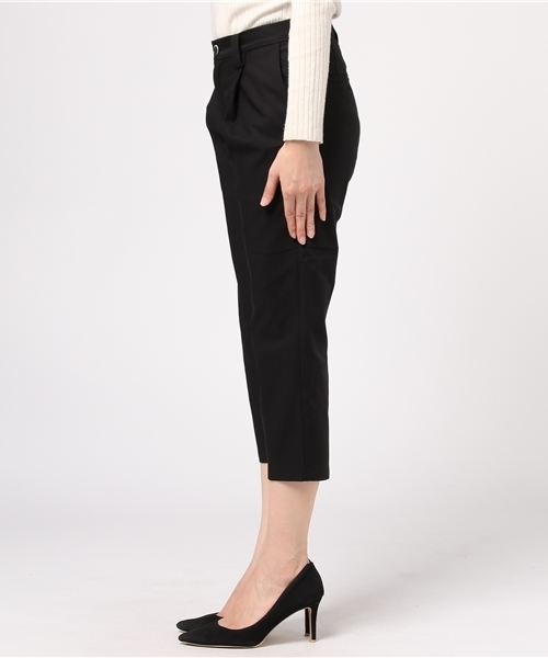 SOLIDO(ソリード)の「SOLIDO(ソリード)クロップドテーパードパンツ(その他パンツ・レディース・ブラック・2/1/3)」の3枚目の写真