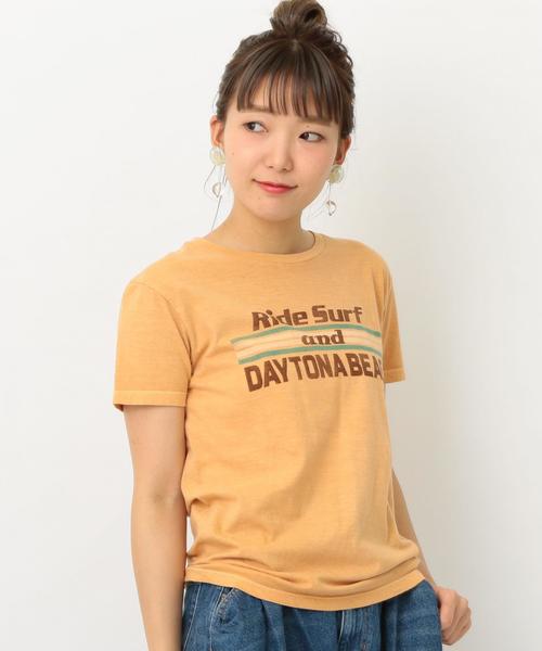 Another Edition（アナザーエディション）の「Good/s　アソートTEE ◆（Tシャツ/カットソー・レディース・ホワイト/ターコイズブルー/マスタード・フリー）」の3枚目の写真