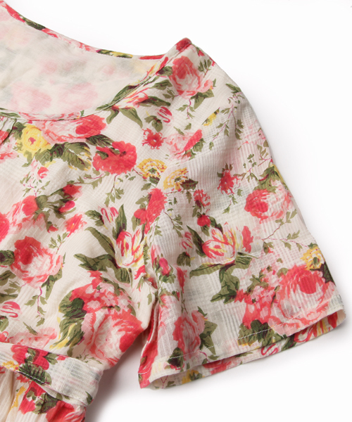 coen(コーエン)の「フラワーショートスリーブワンピース(ワンピース・レディース・Red/コバルトブルー・MEDIUM/LARGE)」の6枚目の写真