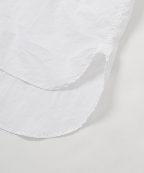 WORK NOT WORK URBAN RESEARCH（ワークノットワークアーバンリサーチ）の「WORK NOT WORK　ポプリンビッグシルエットシャツブラウス（シャツ/ブラウス・レディース・サックスブルー/ホワイト・FREE）」の9枚目の写真