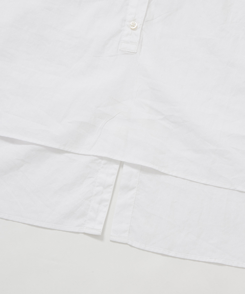 WORK NOT WORK URBAN RESEARCH（ワークノットワークアーバンリサーチ）の「WORK NOT WORK　ポプリンビッグシルエットシャツブラウス（シャツ/ブラウス・レディース・サックスブルー/ホワイト・FREE）」の10枚目の写真