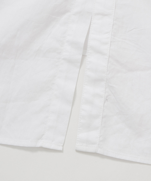 WORK NOT WORK URBAN RESEARCH（ワークノットワークアーバンリサーチ）の「WORK NOT WORK　ポプリンビッグシルエットシャツブラウス（シャツ/ブラウス・レディース・サックスブルー/ホワイト・FREE）」の14枚目の写真