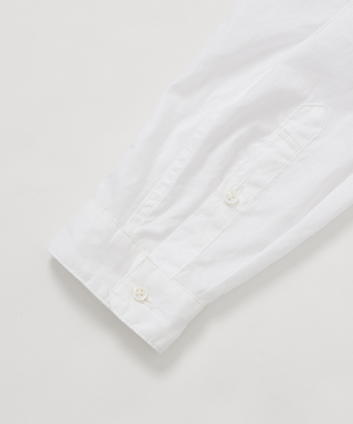 WORK NOT WORK URBAN RESEARCH（ワークノットワークアーバンリサーチ）の「WORK NOT WORK　ポプリンビッグシルエットシャツブラウス（シャツ/ブラウス・レディース・サックスブルー/ホワイト・FREE）」の8枚目の写真