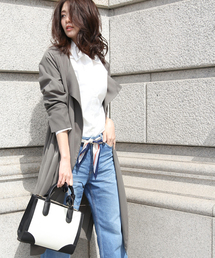 Andemiu | サイドスリットロングガウン749711(その他アウター)