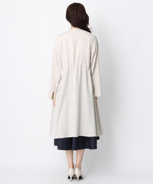 Andemiu(アンデミュウ)の「サイドスリットロングガウン749711(その他アウター・レディース・カーキ/ピンク・SMALL/MEDIUM)」の7枚目の写真