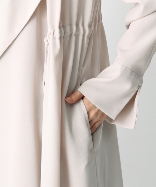 Andemiu(アンデミュウ)の「サイドスリットロングガウン749711(その他アウター・レディース・カーキ/ピンク・SMALL/MEDIUM)」の11枚目の写真