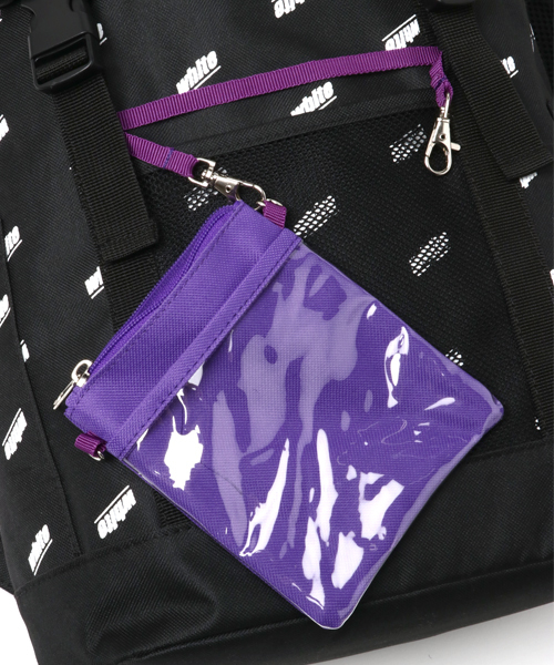 WEGO（ウィゴー）の「WEGO/ポーチ付きハートチャームリュック（バックパック/リュック・レディース・その他2/その他1/ホワイト/ブラック・FREE）」の10枚目の写真