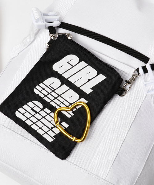 WEGO（ウィゴー）の「WEGO/ポーチ付きハートチャームリュック（バックパック/リュック・レディース・その他2/その他1/ホワイト/ブラック・FREE）」の15枚目の写真