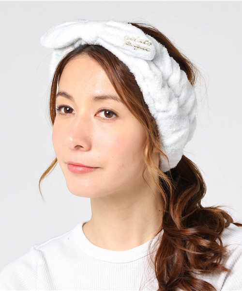 Gelato Pique ジェラートピケ の スムーズィー マルチボーダーヘアバンド ヘアバンド Wear