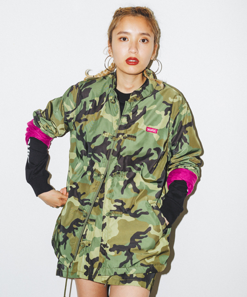 X Girl エックスガール の Chinese Coach Jacket ブルゾン Wear