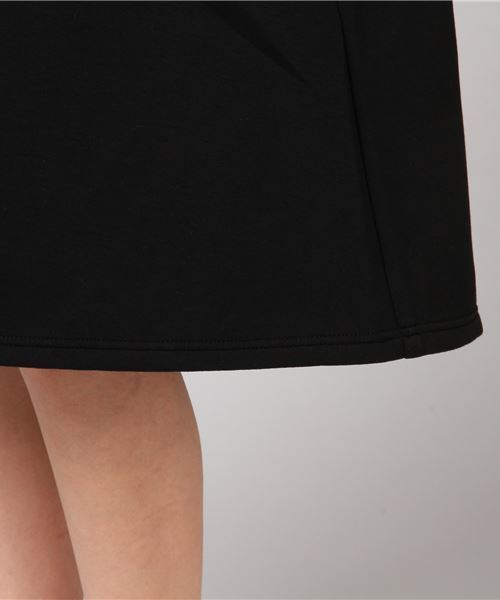 KOBE LETTUCE（コウベレタス）の「ボリューム感たっぷりのフレアラインがレトロ可愛い！ボンディングミモレ丈フレアスカート/レディース/ボトムス[M2005]神戸レタス（スカート・レディース・ブラック/ボルドー/チャコールグレー/グリーン・FREE）」の6枚目の写真