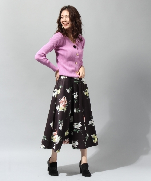 Andemiu(アンデミュウ)の「2WAYファーボタンプルオーバー/カーディガン777402(カーディガン/ボレロ・レディース・ブラック/ライトグレー/ピンク・FREE)」の10枚目の写真