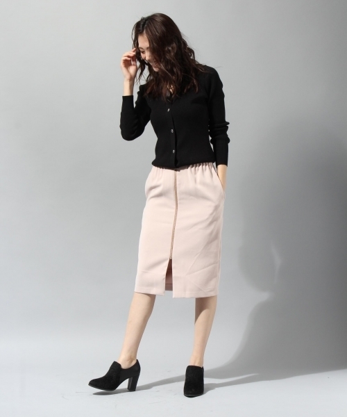 Andemiu(アンデミュウ)の「2WAYファーボタンプルオーバー/カーディガン777402(カーディガン/ボレロ・レディース・ブラック/ライトグレー/ピンク・FREE)」の13枚目の写真