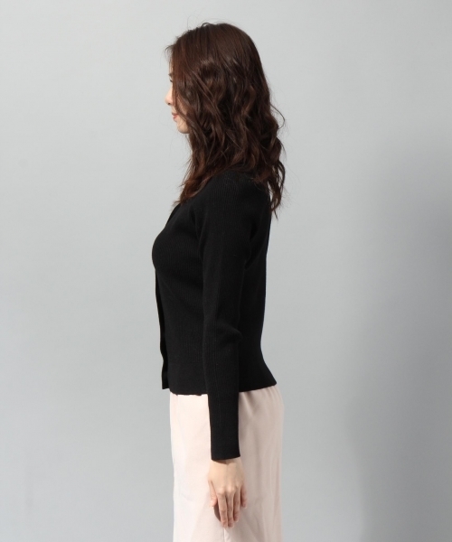 Andemiu(アンデミュウ)の「2WAYファーボタンプルオーバー/カーディガン777402(カーディガン/ボレロ・レディース・ブラック/ライトグレー/ピンク・FREE)」の15枚目の写真