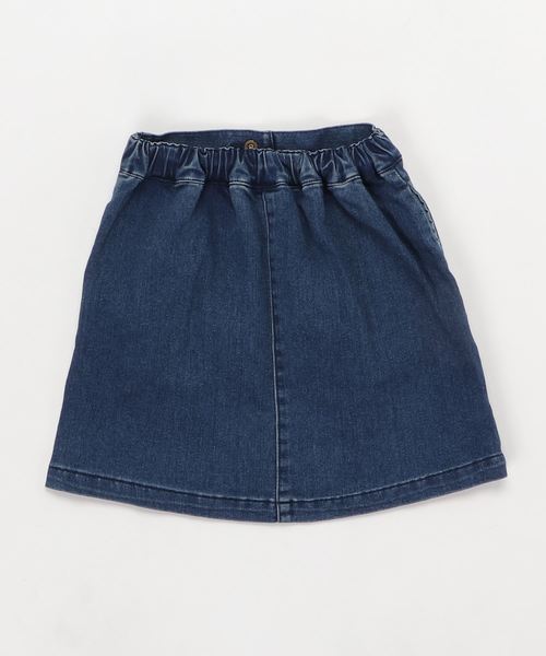 Catherine Cottage（キャサリンコテージ）の「デニムパッチワークスカート（デニムスカート・キッズ・サックスブルー/ブルー系その他2・110/120/130/140/150）」の12枚目の写真