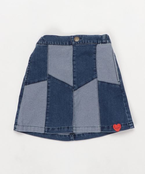 Catherine Cottage（キャサリンコテージ）の「デニムパッチワークスカート（デニムスカート・キッズ・サックスブルー/ブルー系その他2・110/120/130/140/150）」の17枚目の写真