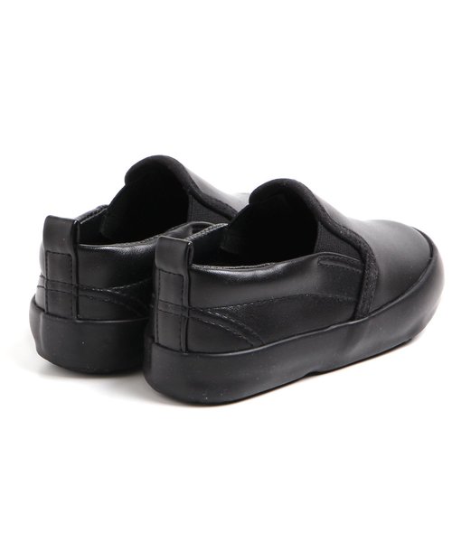 apres les cours（アプレレクール）の「異素材スリッポン（スリッポン・キッズ・ブラック/オフホワイト/ピンク・14/15 /16/17/18/19/20）」の5枚目の写真