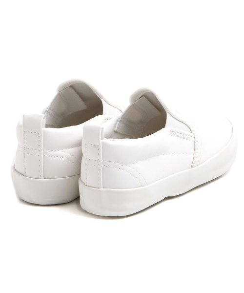 apres les cours（アプレレクール）の「異素材スリッポン（スリッポン・キッズ・ブラック/オフホワイト/ピンク・14/15 /16/17/18/19/20）」の8枚目の写真